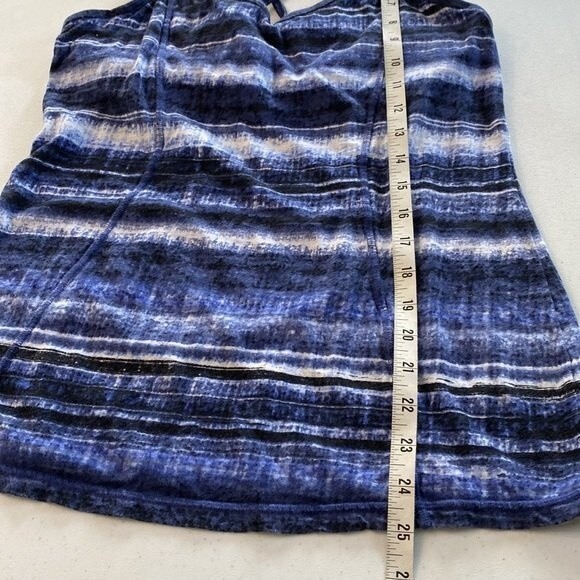 Athleta Urban Explorer Strappy Tie Dye Yoga Workout Tank Shelf Bra Activewear - Picture 7 of 13